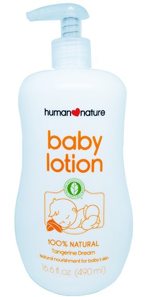 human nature Natural Baby Lotion Tangerine