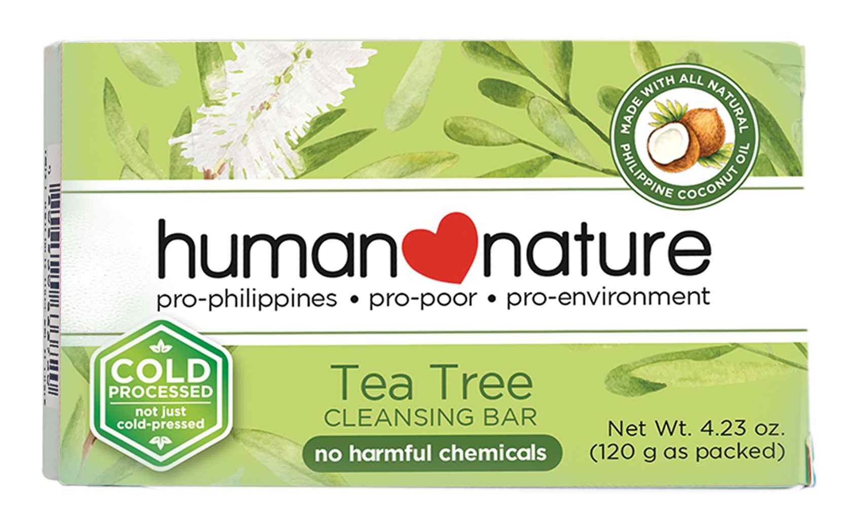 human nature Tea Tree Cleansing Bar