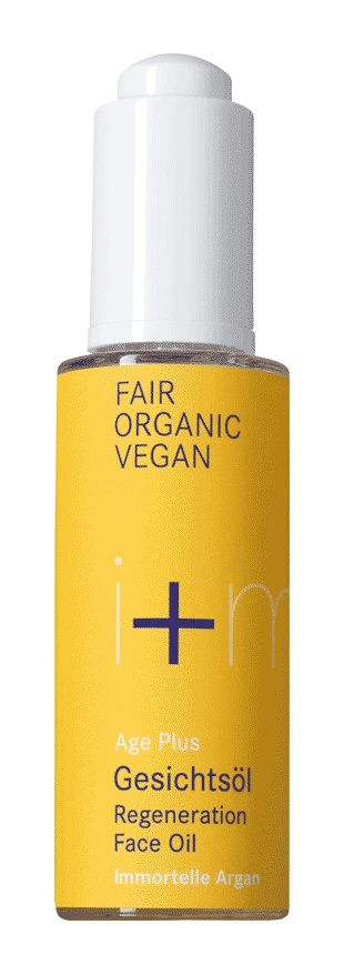 i + m naturkosmetik berlin Age Plus Facial Oil Regeneration Immortelle Argan