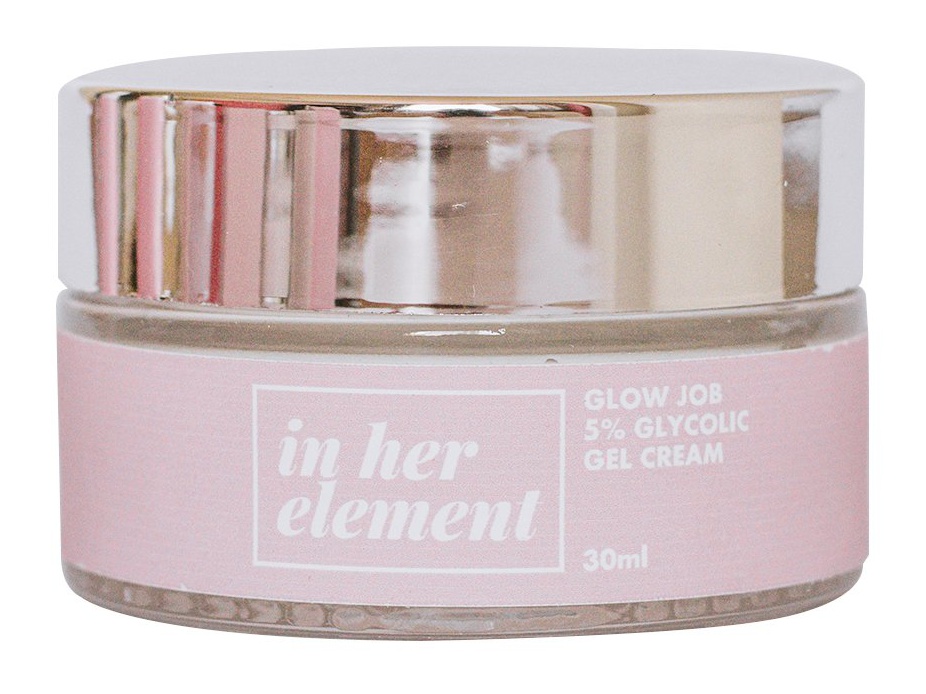 in her element Glow Job 5% Glycolic Acid Gel Cream