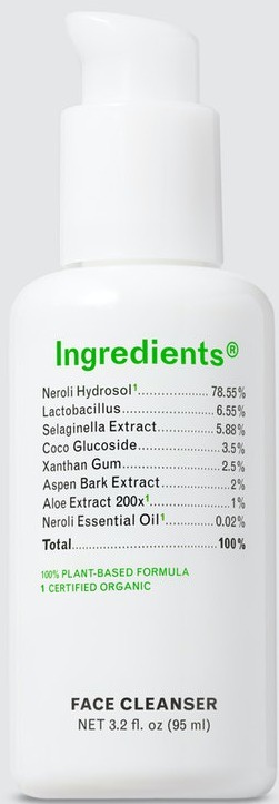 ingredients Face Cleanser