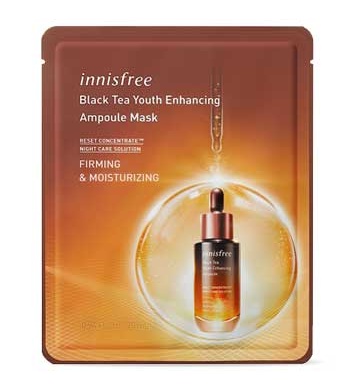 innisfree Black Tea Youth Enhancing Ampoule Mask