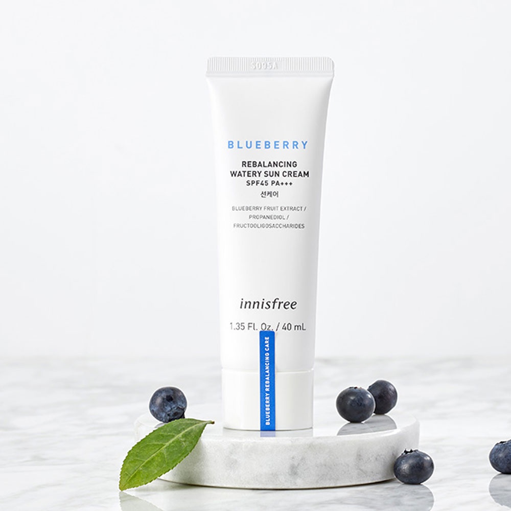 innisfree Blueberry Rebalancing Watery Sun Cream Spf45 Pa+++