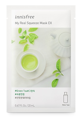 innisfree My Real Squeeze Mask EX [Green Tea]