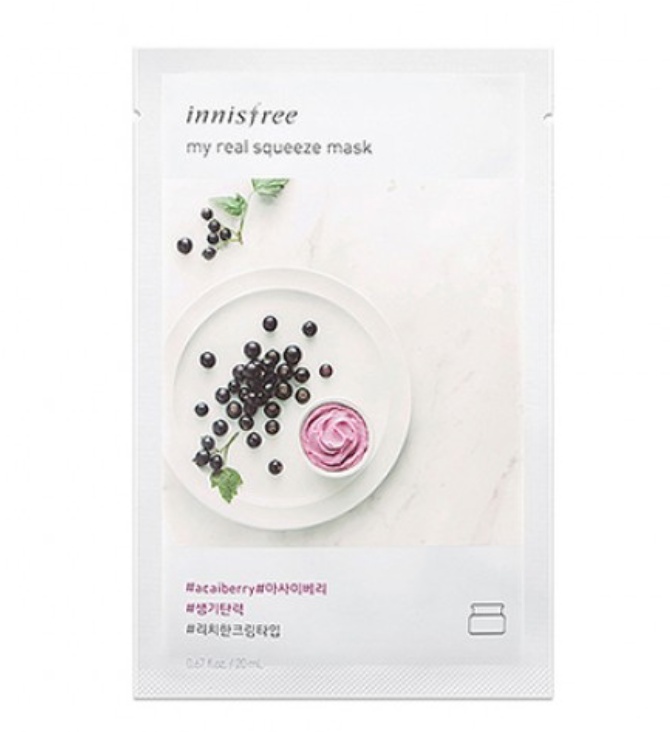 innisfree My Real Squeeze Mask Ex Acai Berry