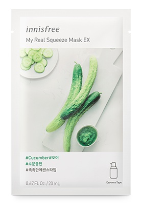 innisfree My Real Squeeze Mask Ex - Cucumber