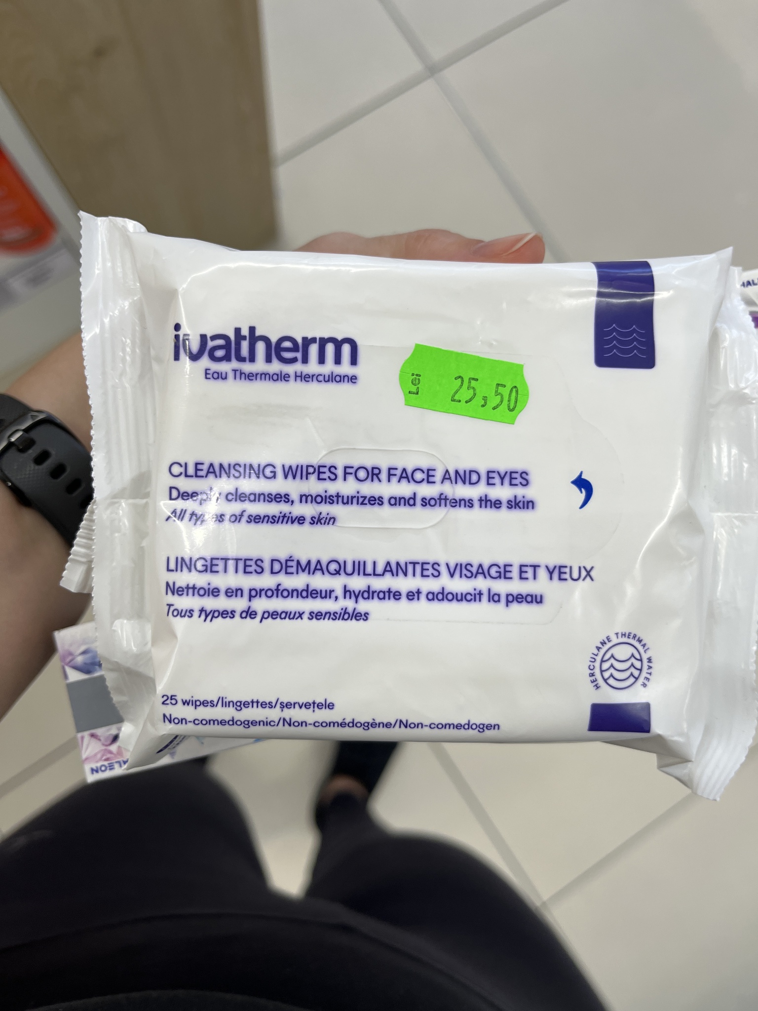 ivatherm Eau Thermale Herculane Cleansing Wipes
