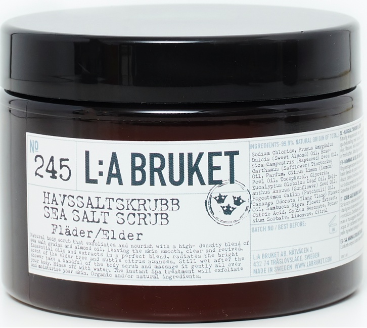 l:a bruket 245 Sea Salt Scrub Elder