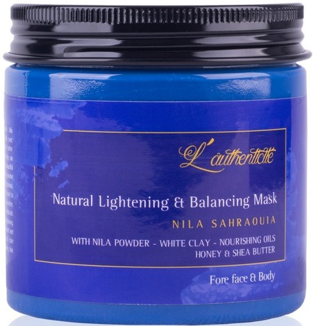 l-authenticite Moroccan Blue Nila Natural Lightening & Balancing Mask