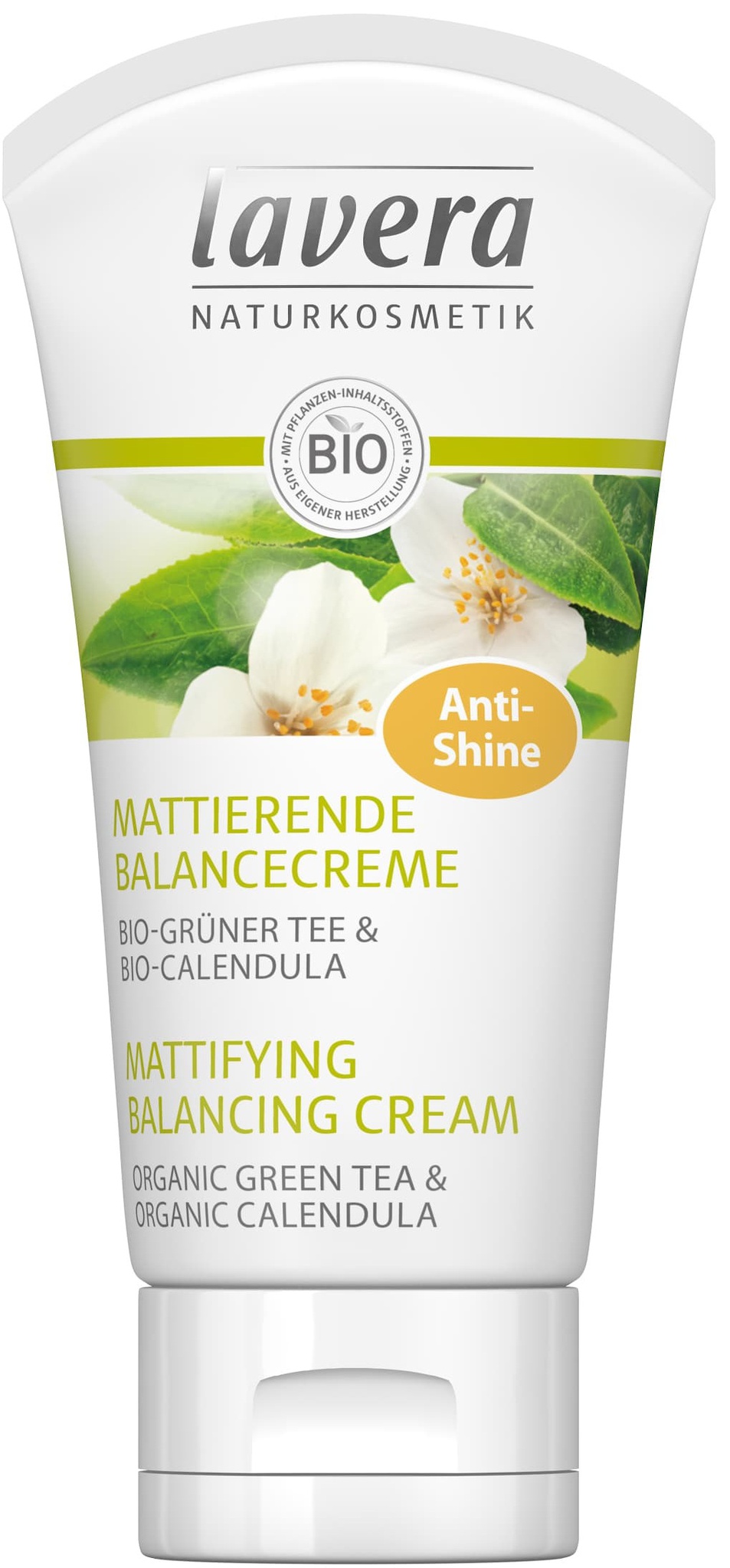lavera Tagescreme Mattierende Balancecreme Grüner Tee