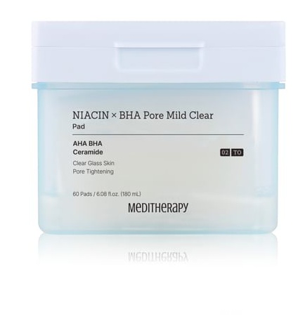 meditherapy Niacin X BHA Pore Mild Clear Pad