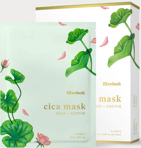 meebak Cica Mask Soak+ Soothe