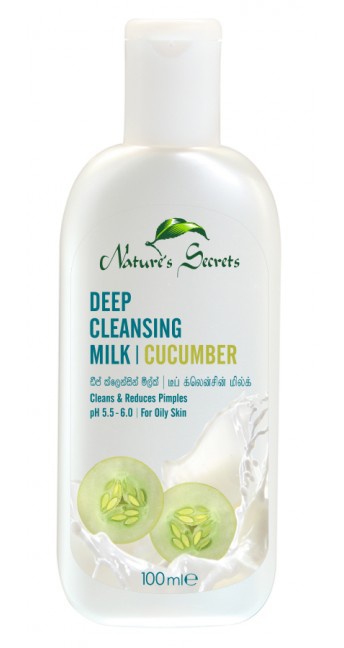 nature's secret Deep Cleansing Milk Cucumber