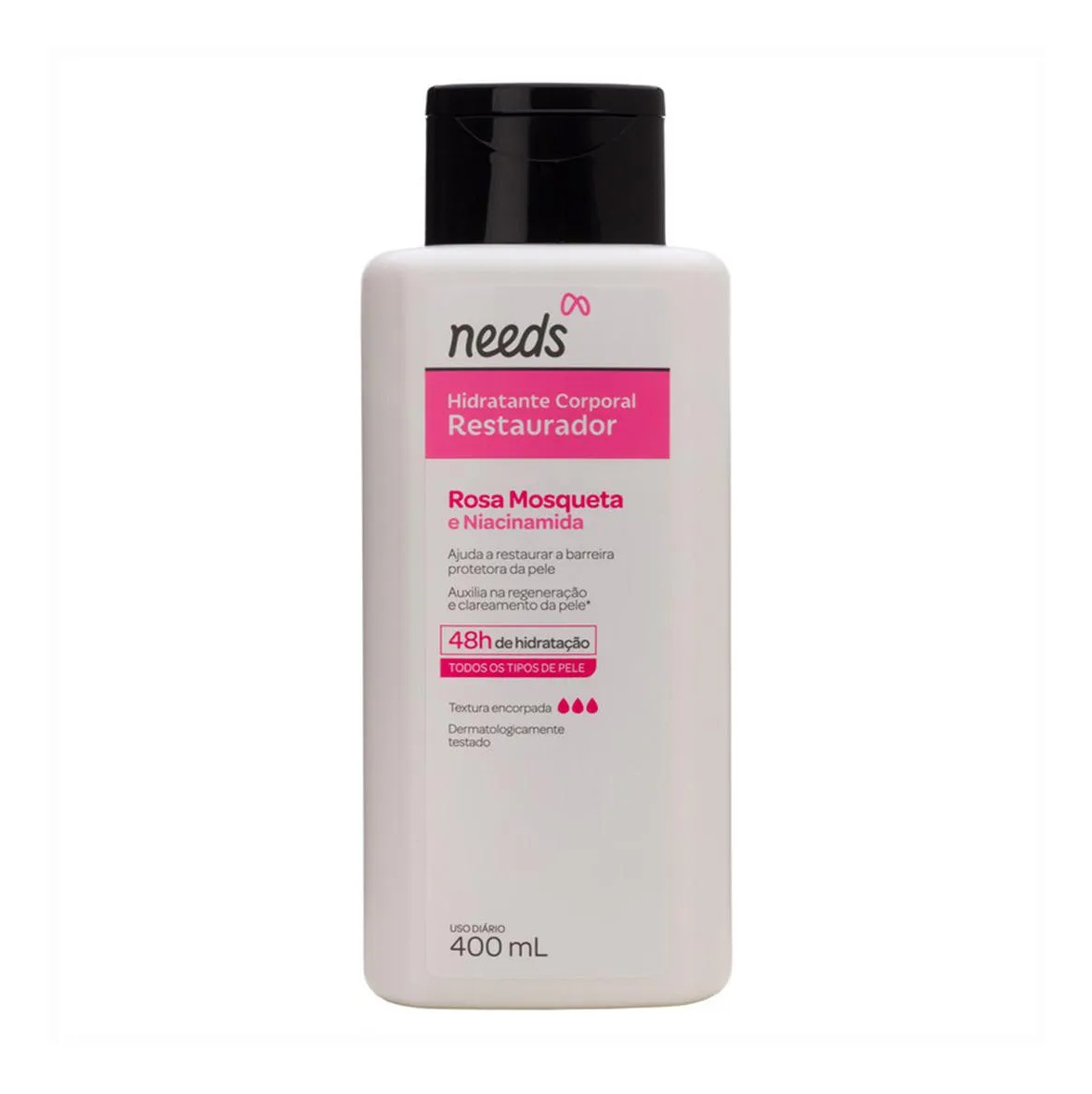 needs Hidratante Corporal Restaurador - Rosa Mosqueta e Niacinamida