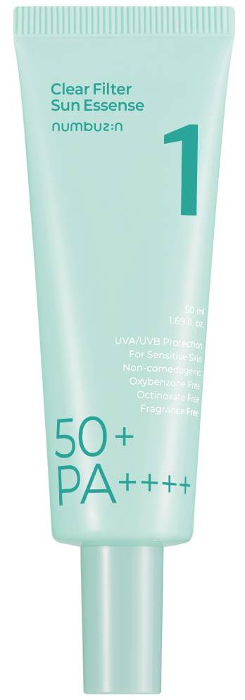 numbuzin No.1 Clear Filter Sun Essence (pure-full Calming Water Sunscreen) SPF50+ Pa++++
