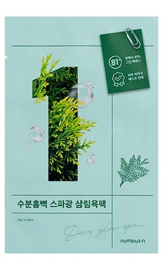numbuzin No 1 Dewy Glow Spa Mask Sheet