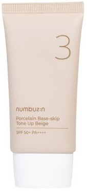 numbuzin No.3 Porcelain Base-skip Tone Up Beige