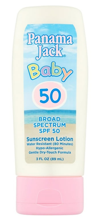 panama jack Baby Broad Spectrum SPF 50 Sunscreen Lotion