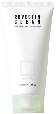 rovectin Clean Green Papaya Pore Cleansing Foam