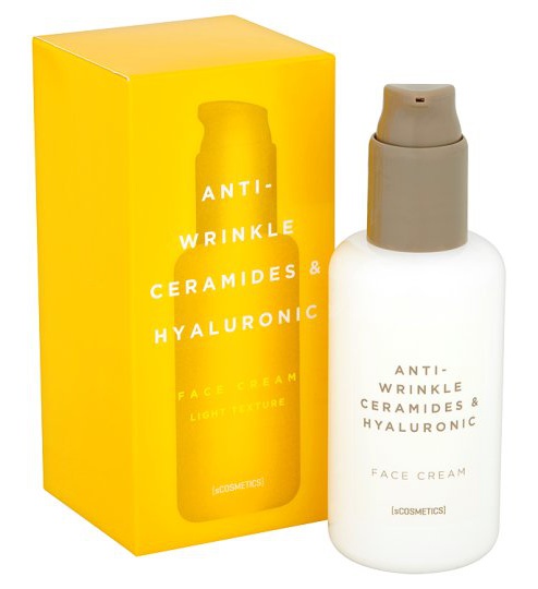 sCOSMETICS Anti Wrinkle Ceramides And Hyaluronic Face Cream