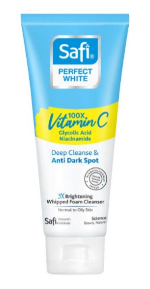 safi perfect white 3× Whitening Whipped Foam Cleanser