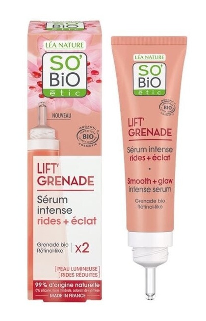 so'bio Etic Lift'grenade Smooth + Glow Intense Serum