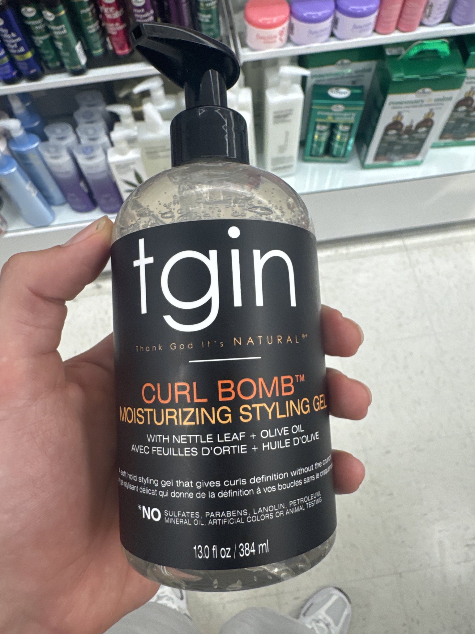 tgin Curl Bomb Gel