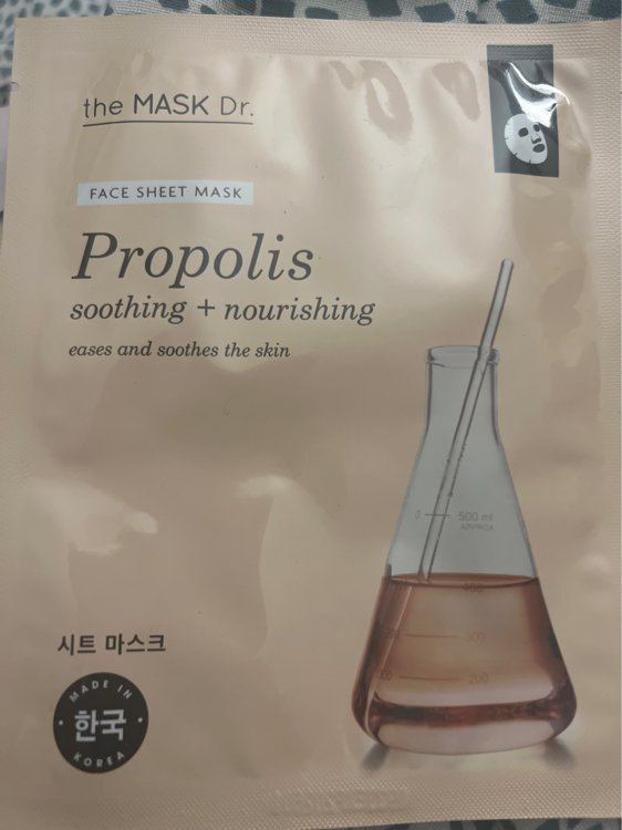 the mask dr. Face Sheet Mask Propolis