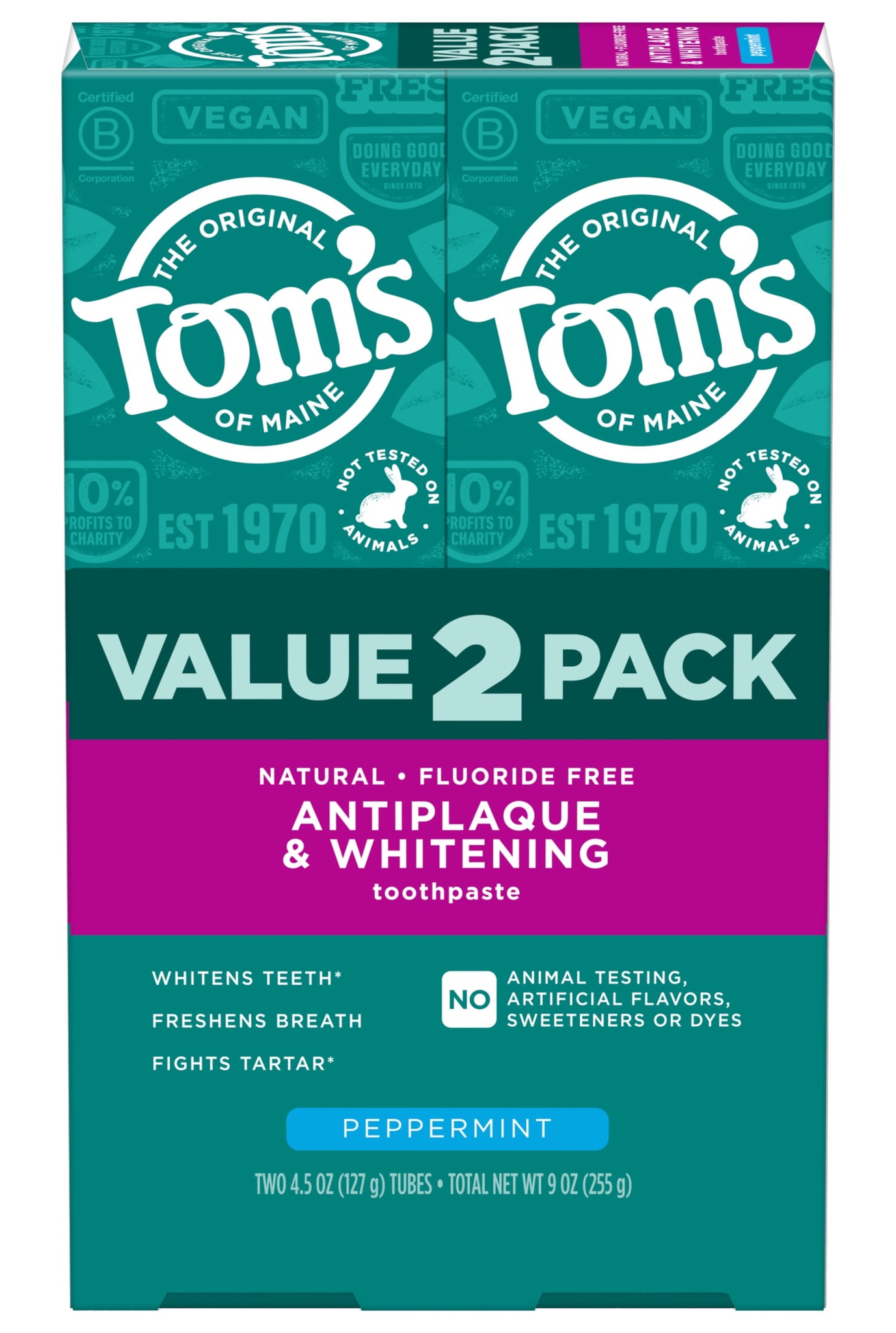 tom’s of maine Fluoride Free Toothpaste