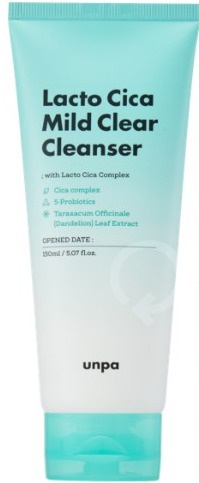 unpa Lacto Cica Mild Clear Cleanser