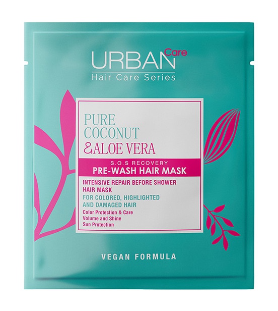 urban care Pure Coconut & Aloe Vera S.O.S Recovery Pre-Wash Hair Mask