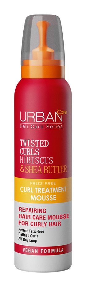 urban care Twisted Curls Hibiscus & Shea Butter Curl Treatment Mousse
