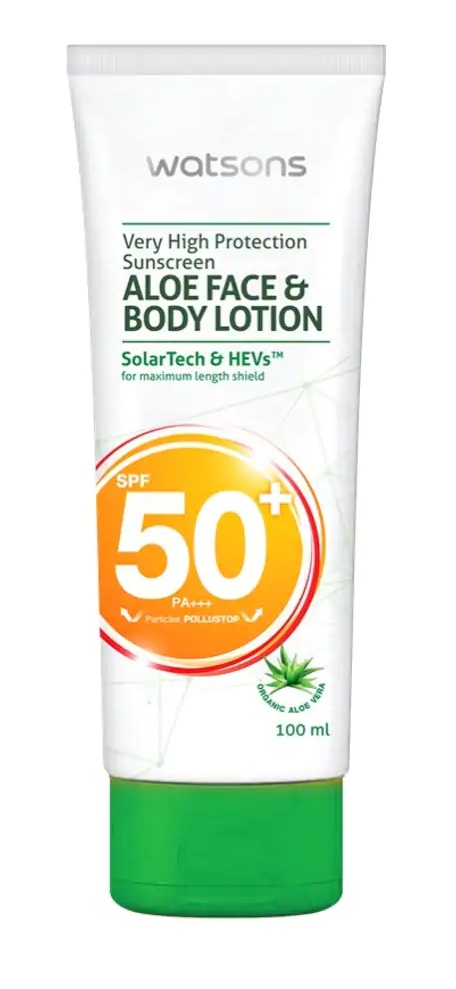 watson Aloe Face&Body Lotion Spf50+ Pa+++