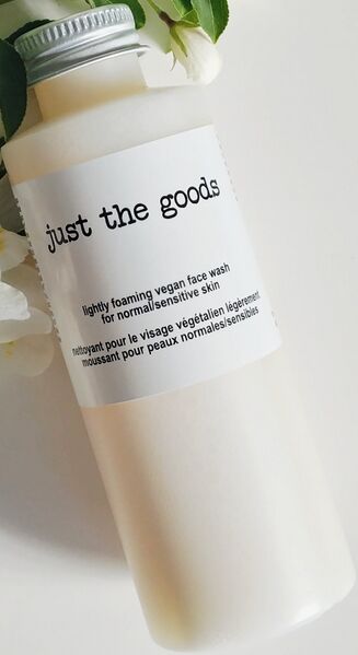 Файл:Just-the-goods-Lightly-Foaming-Vegan-Face-Wash-For-Normal-Sensitive-Skin.jpeg