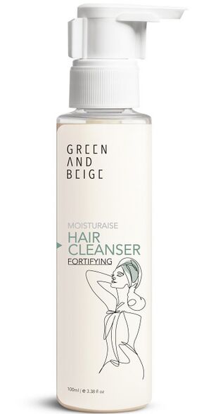 Green-and-beige-Moisturaise-Fortifying-Hair-Cleanser-shampoo.jpeg